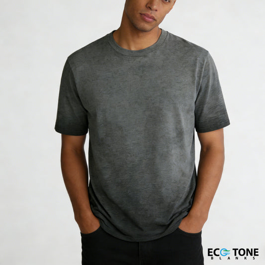Ombre Dark Charcoal Crew Neck