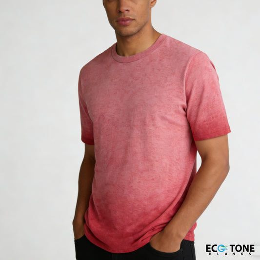 Ombre Red Crew Neck