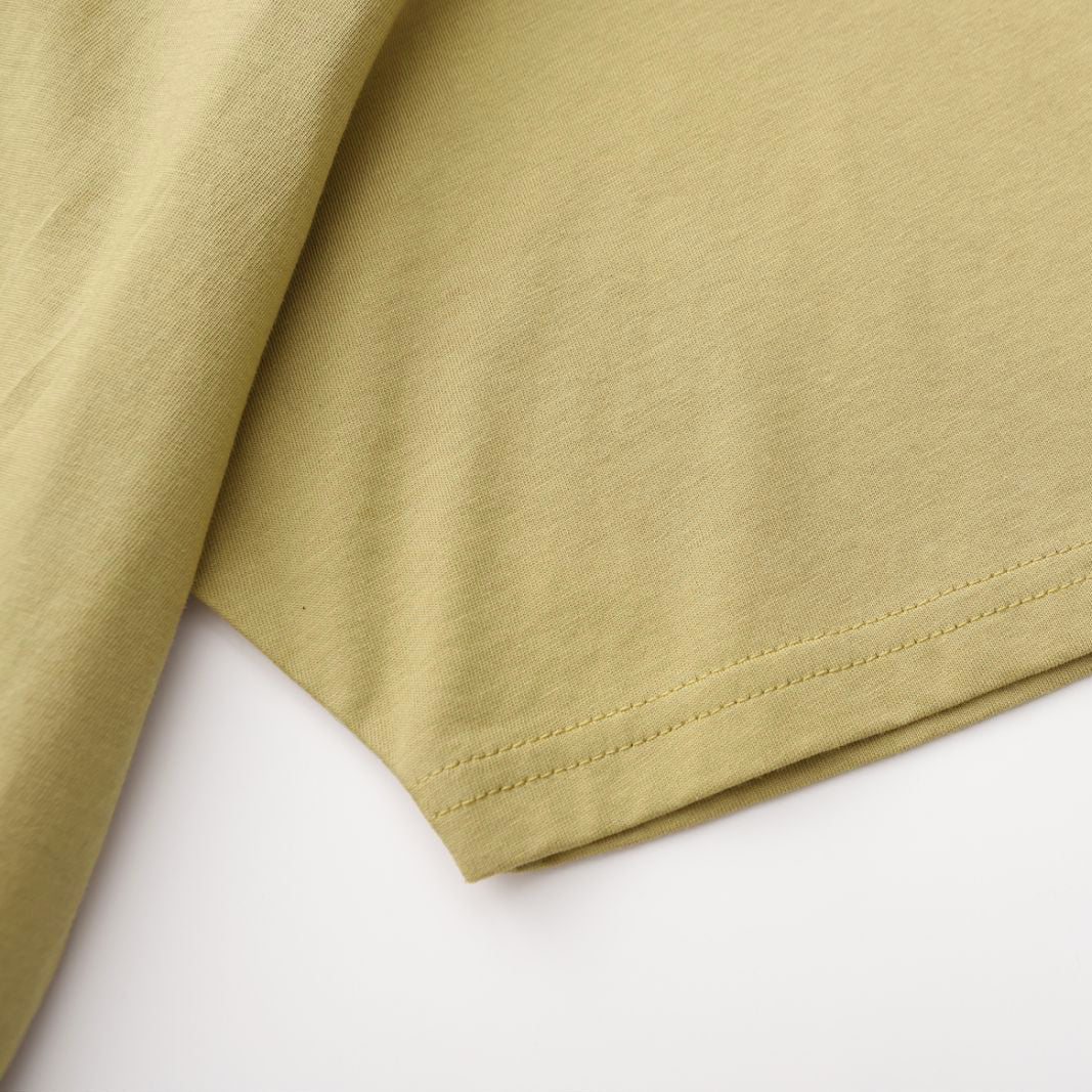 Unisex Solid Beach Crew Neck