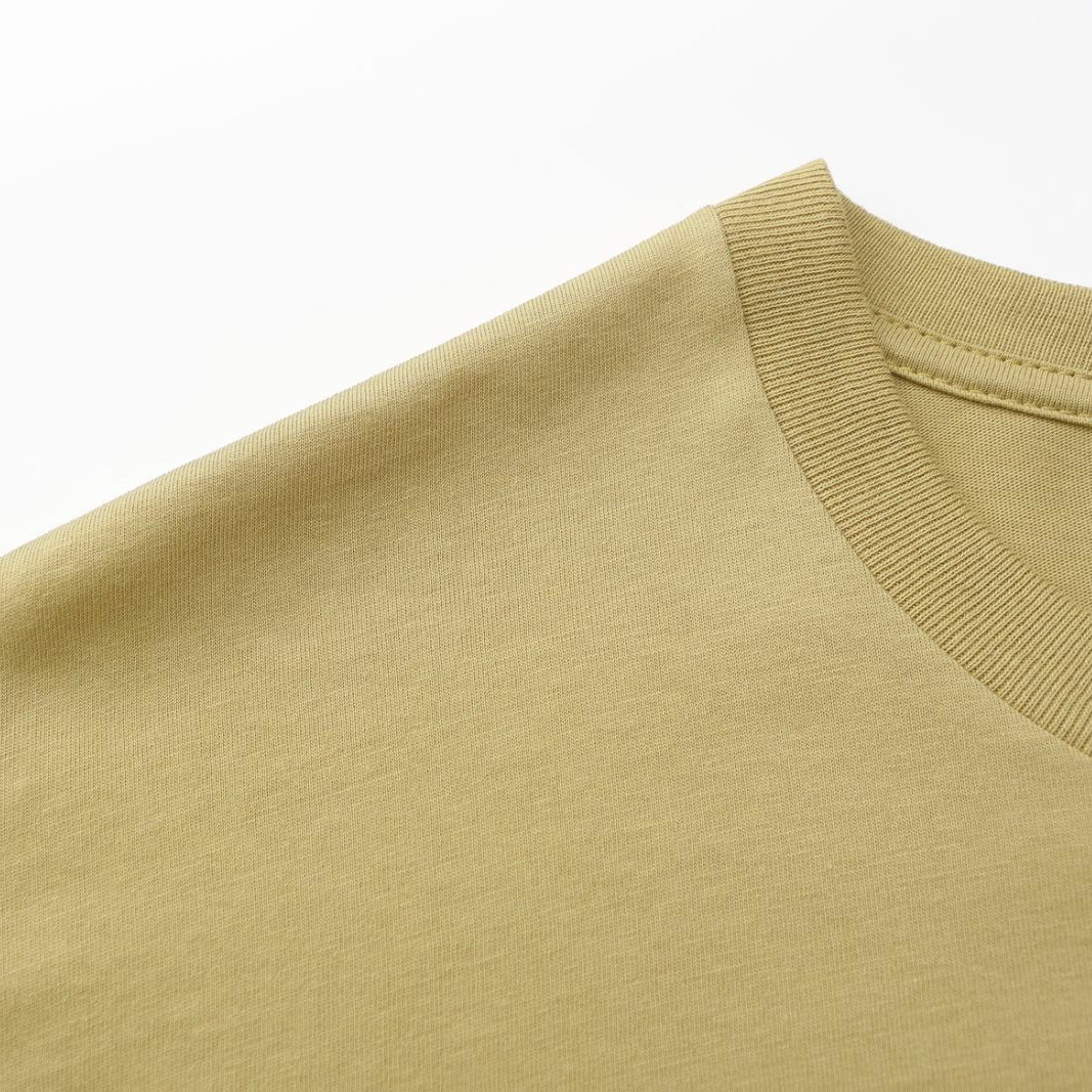 Unisex Solid Beach Crew Neck