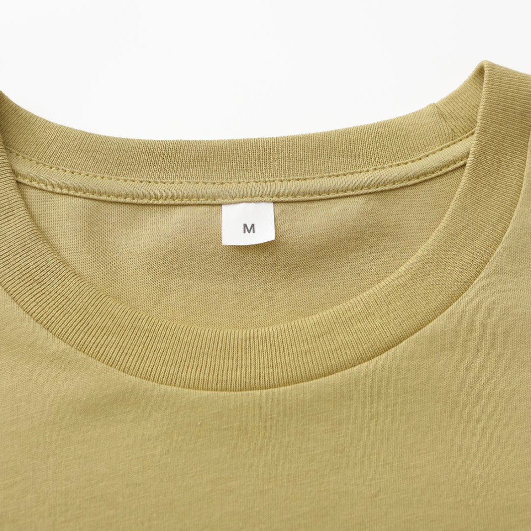 Unisex Solid Beach Crew Neck