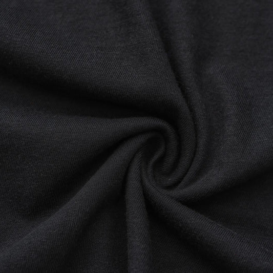 Unisex Solid 6-Pack Crew Neck(3x Black/3x White)