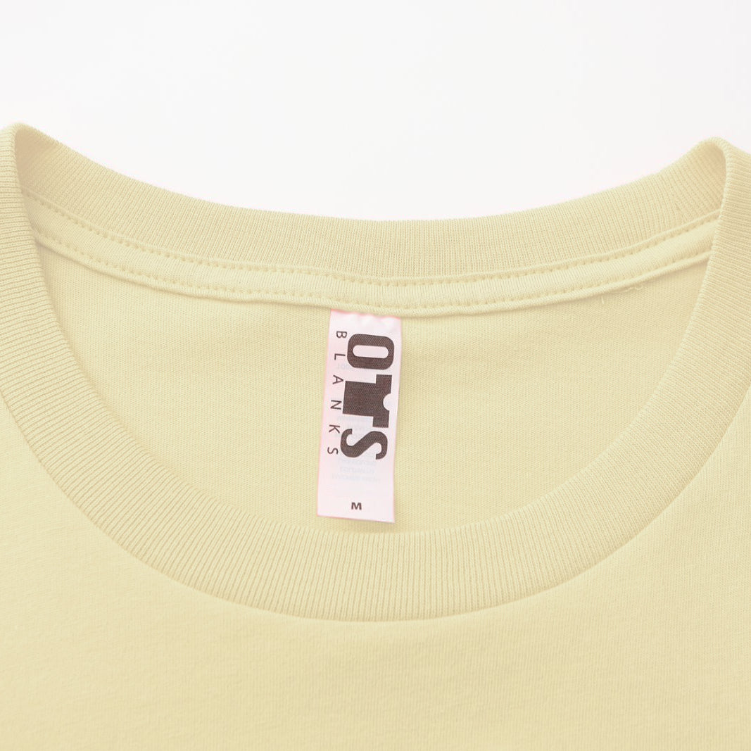 Unisex Solid Chalk Crew Neck