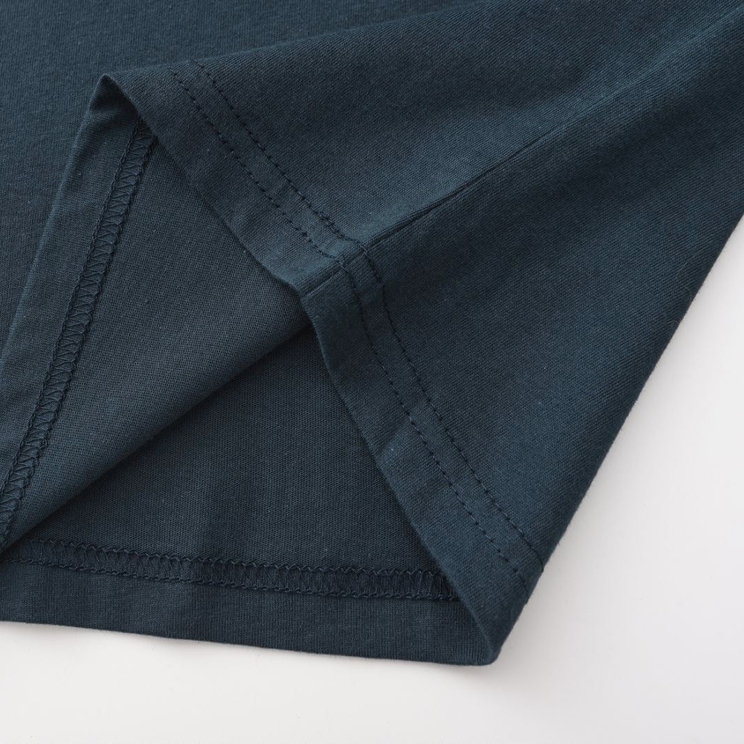 Unisex Solid Columbia Navy Crew Neck