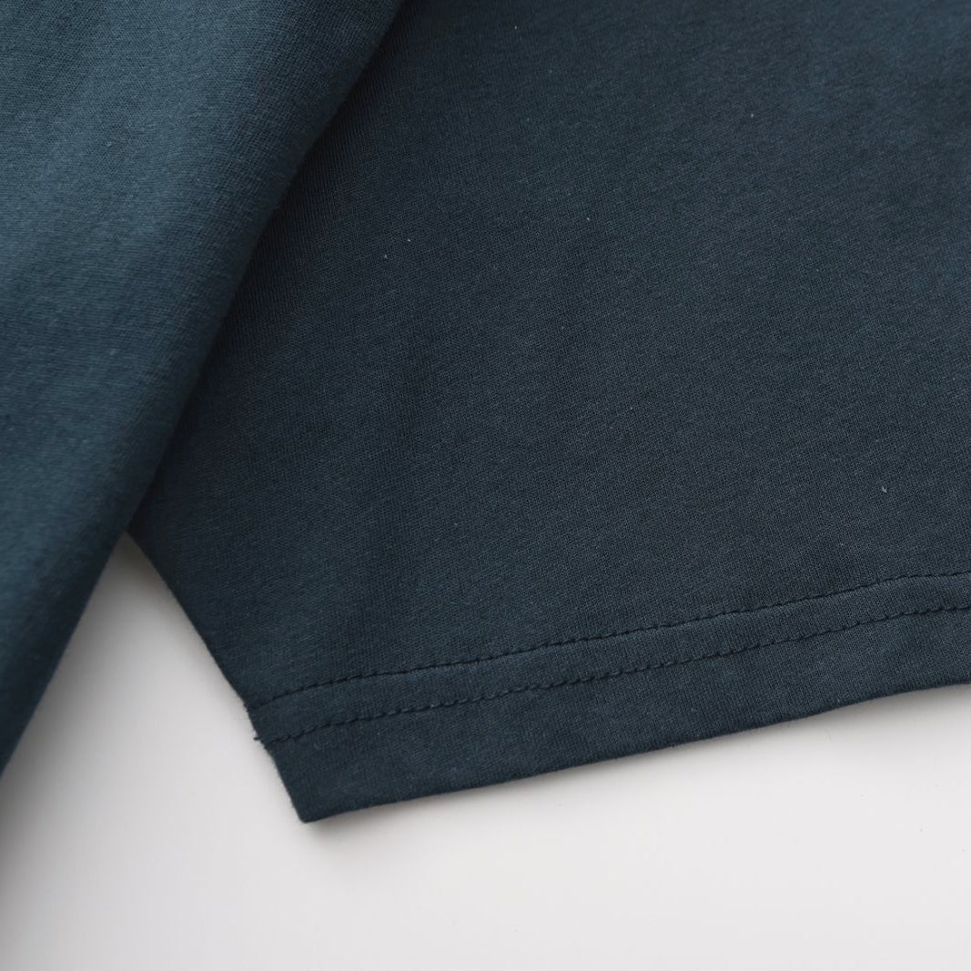 Unisex Solid Columbia Navy Crew Neck