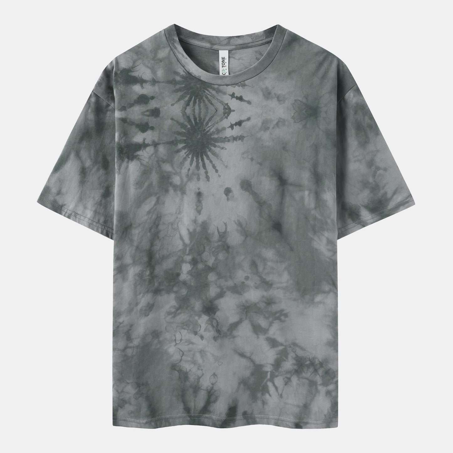 CrystaI Wash Crew Neck 4-Pack (Tangerine/CharcoaI/Indigo/Gray)