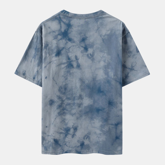 CrystaI Wash Indigo Crew Neck