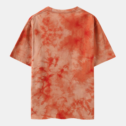 CrystaI Wash Tangerine Crew Neck