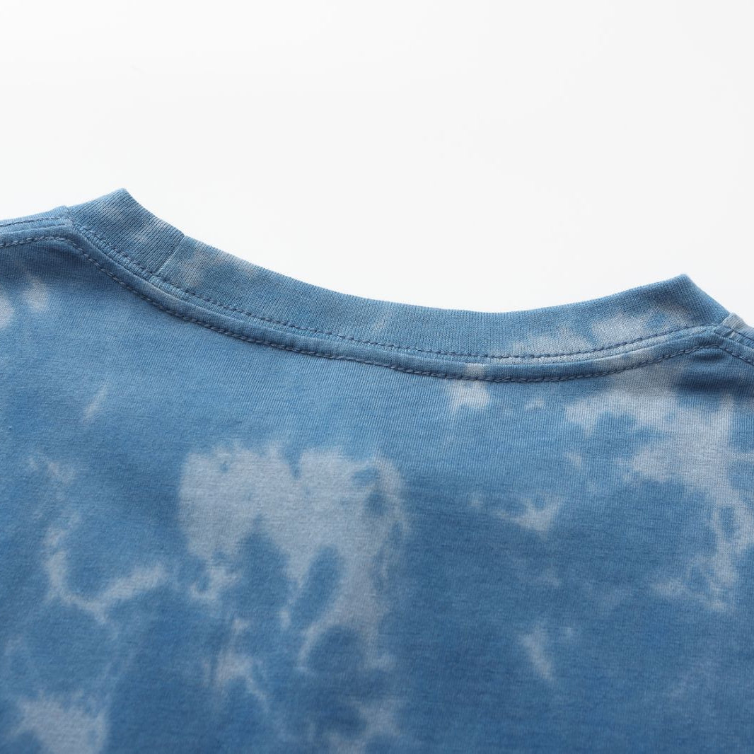Sky Wash Indigo Crew Neck