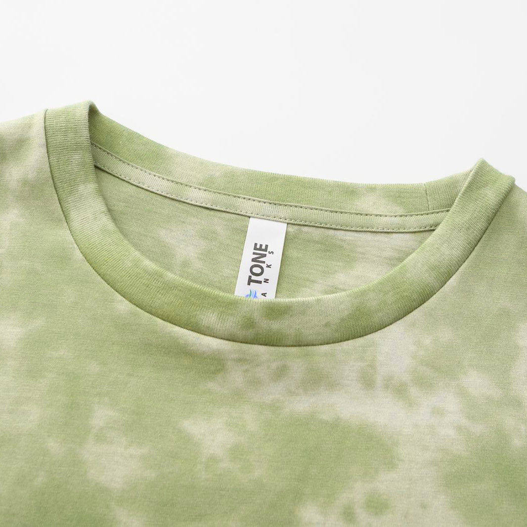 Sky Wash OIive Crew Neck