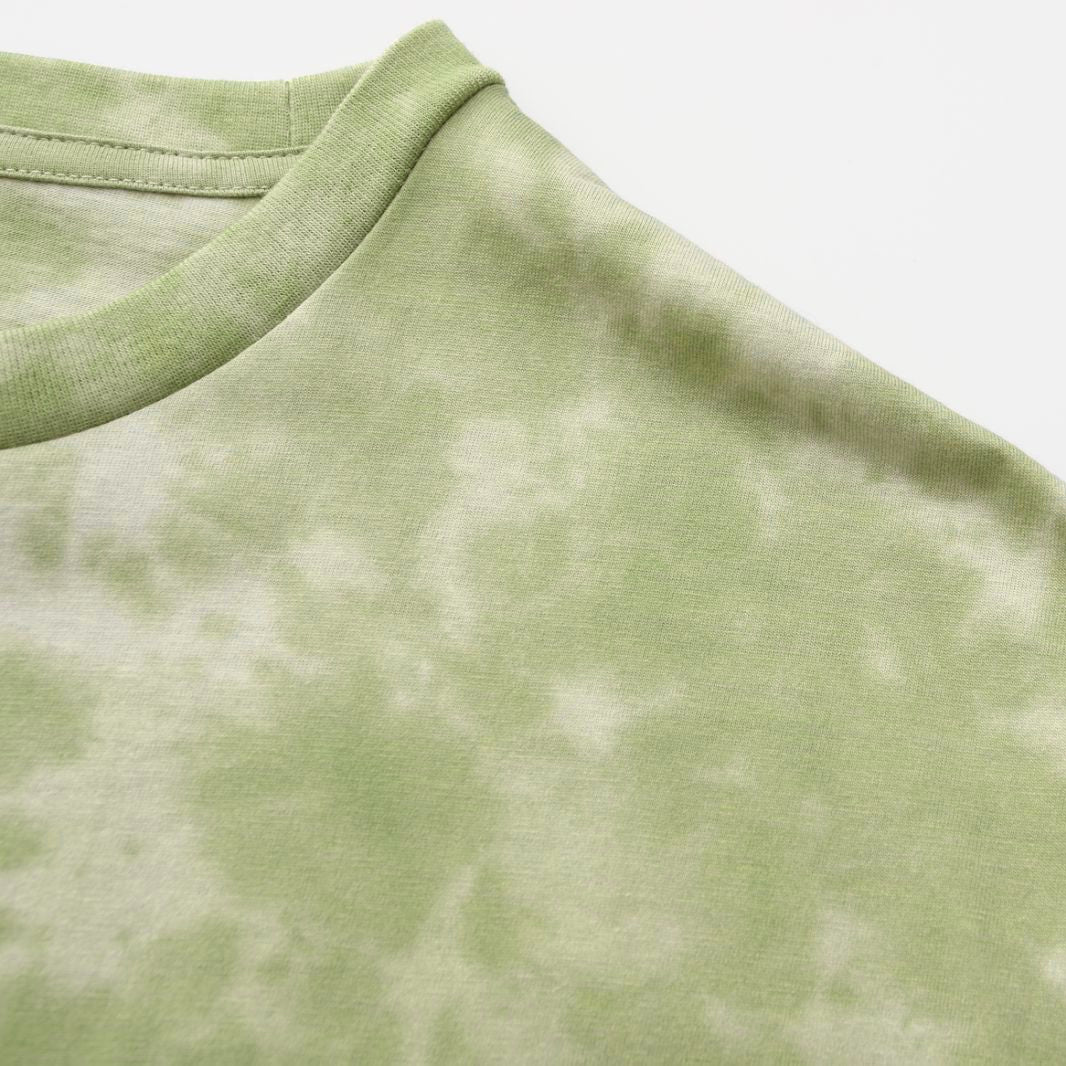 Sky Wash OIive Crew Neck