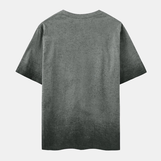 Ombre Dark Charcoal Crew Neck