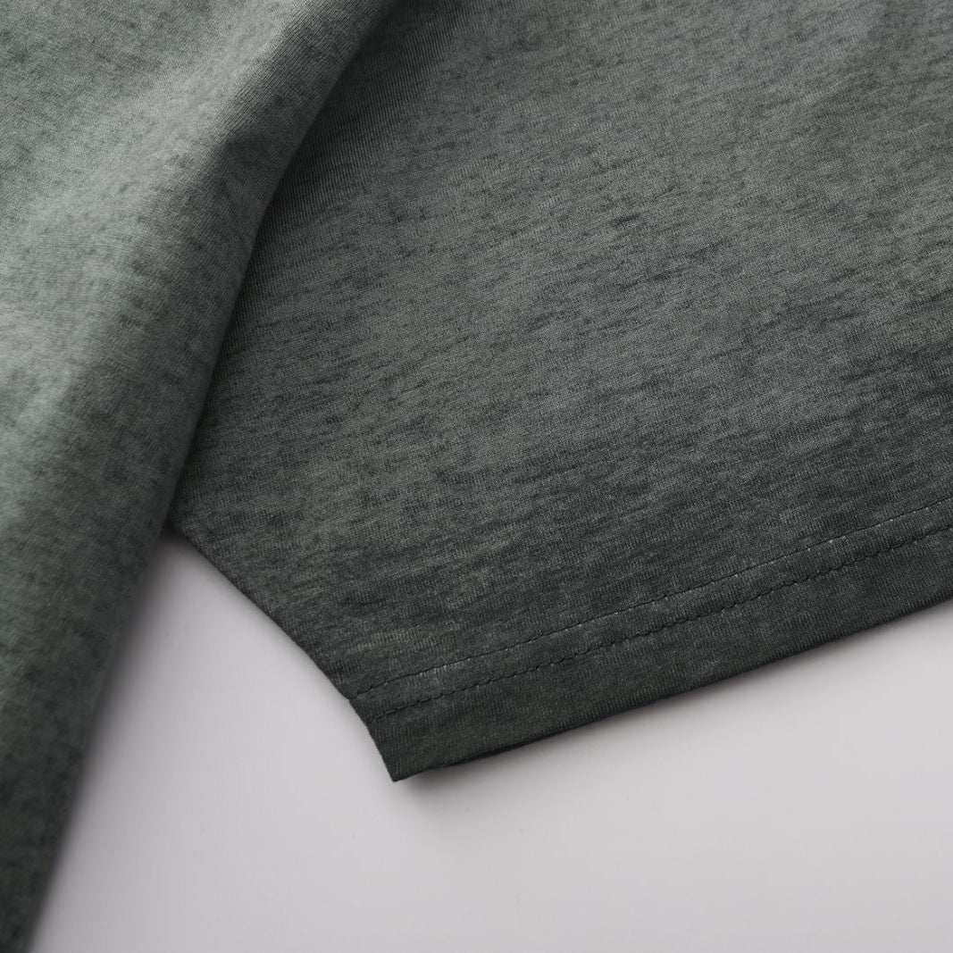 Ombre Dark Charcoal Crew Neck