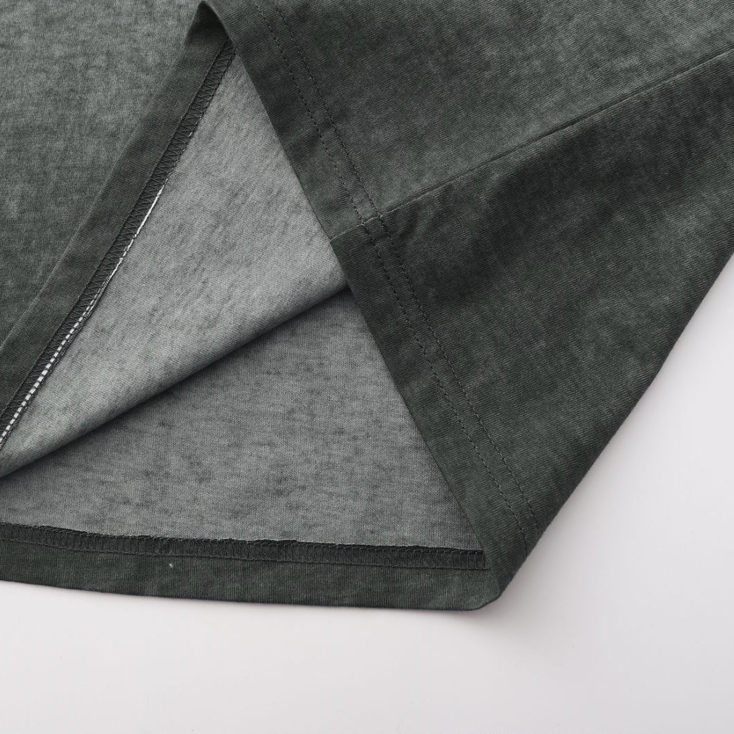 Ombre Dark Charcoal Crew Neck
