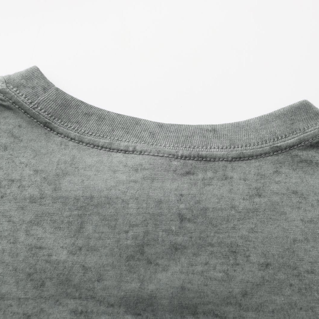 Ombre Dark Charcoal Crew Neck