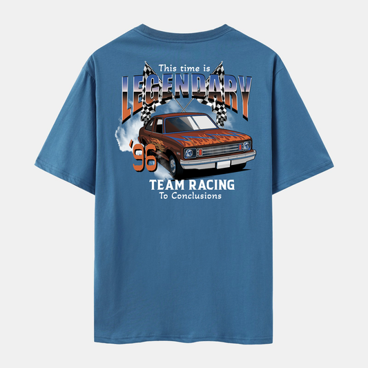 'Team Racing' Double-sided Printed T-shirt
