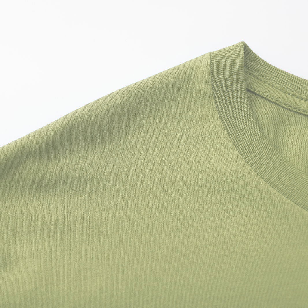 Unisex Solid Safari Crew Neck
