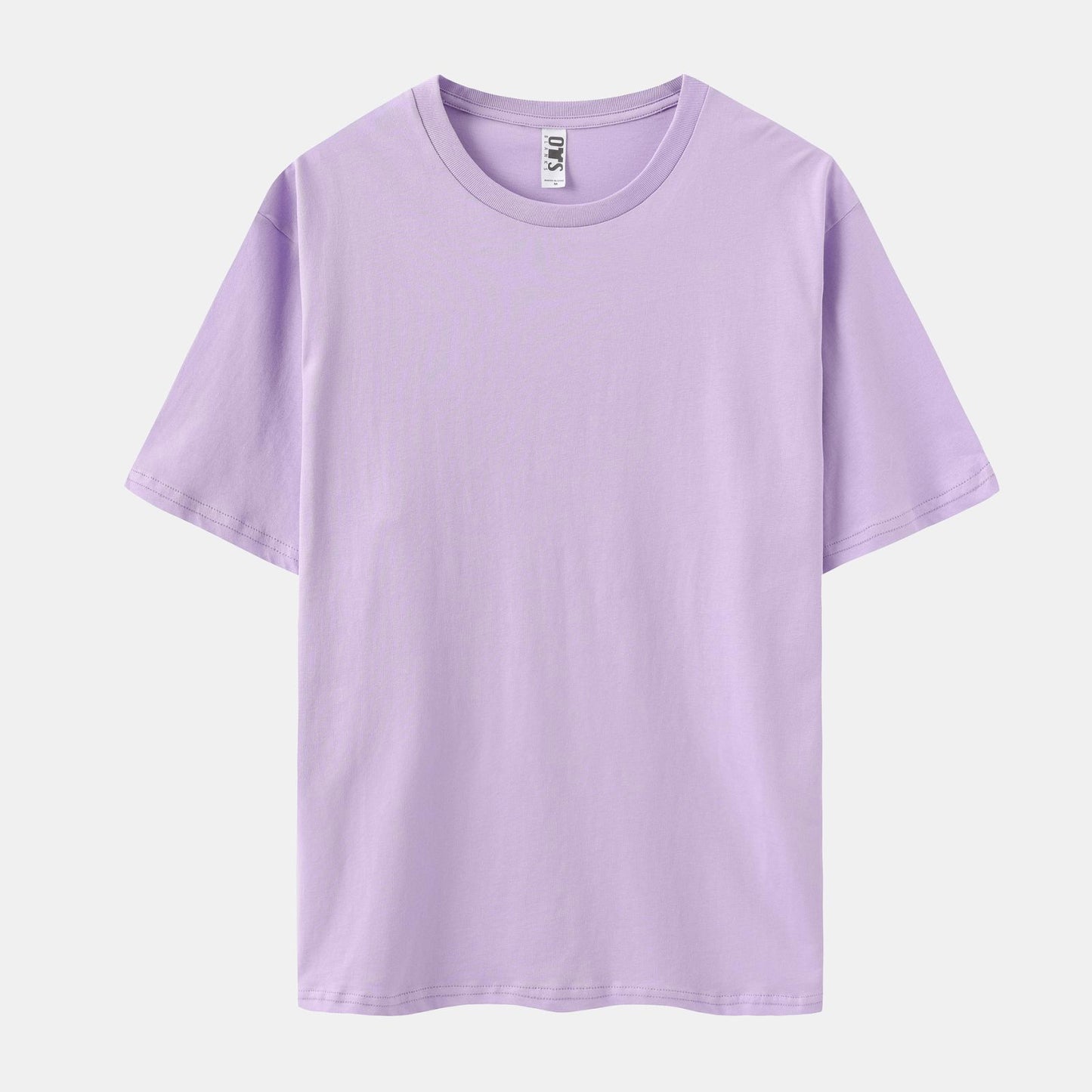Unisex Solid 6-Pack Crew Neck(Turquoise/Desert Orange/White/Keywest/Soft Violet/Cupid)