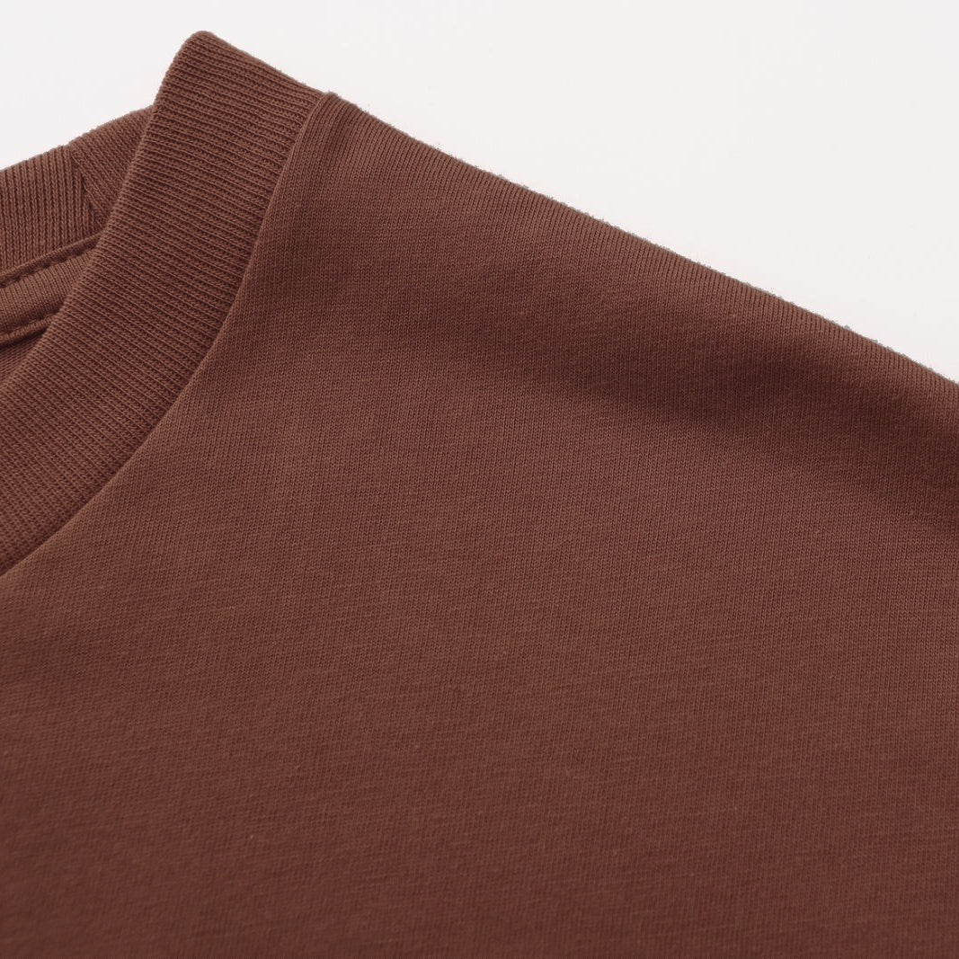 Unisex Solid Spice Crew Neck