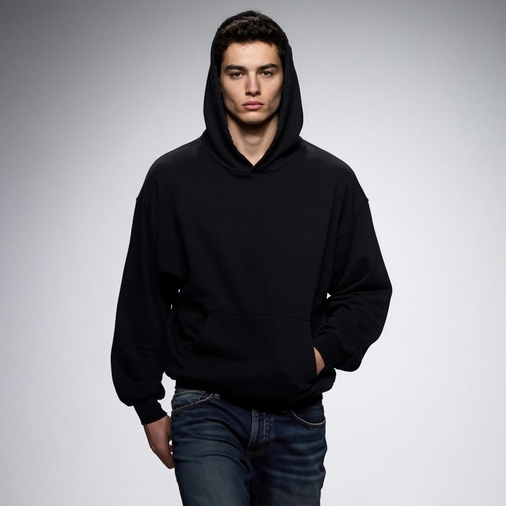 Unisex Winter Warm Heavyweight Oversized Pockets Hoodie XS-2XL