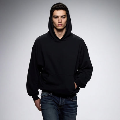 Unisex Winter Warm Heavyweight Oversized Pockets Hoodie XS-2XL