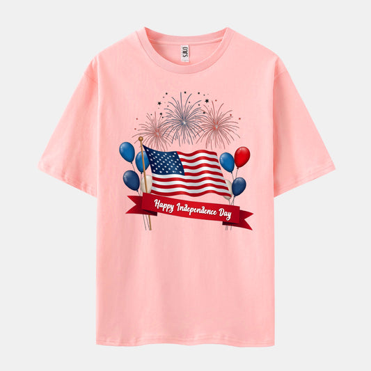 Short Sleeve Crew Neck Print T-shirt
