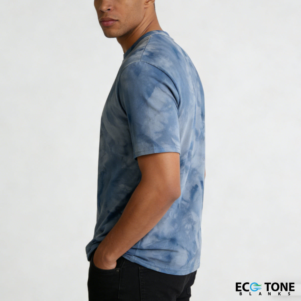 CrystaI Wash Crew Neck 4-Pack (Tangerine/CharcoaI/Indigo/Gray)