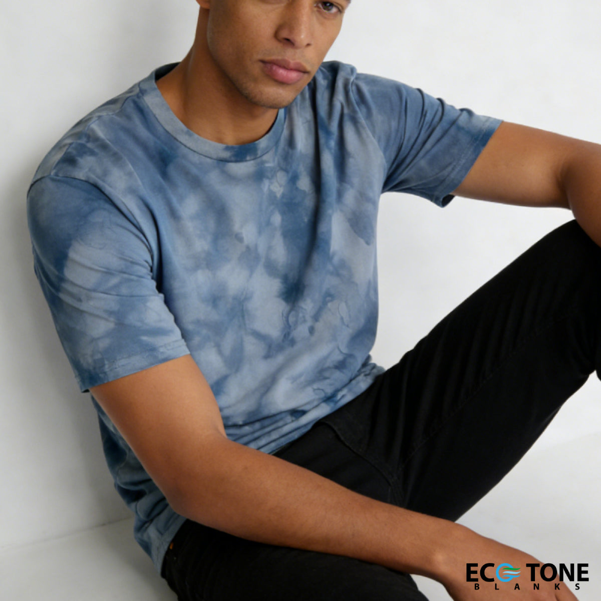 CrystaI Wash Crew Neck 4-Pack (Tangerine/CharcoaI/Indigo/Gray)