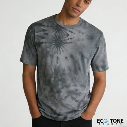 CrystaI Wash Crew Neck 4-Pack (Tangerine/CharcoaI/Indigo/Gray)