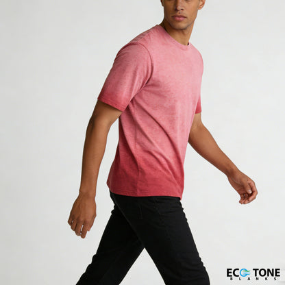 Ombre Red Crew Neck