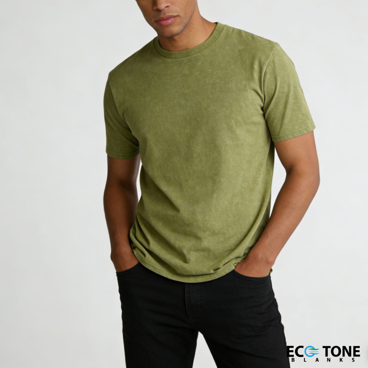 MineraI Wash Crew Neck 4-Pack (Moss/Cement/Navy/Ruby)