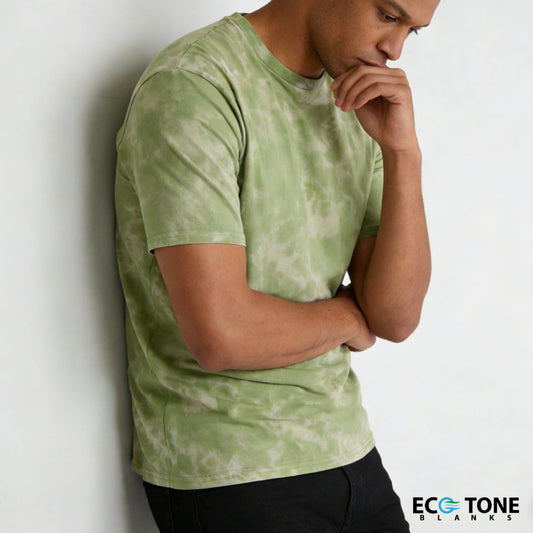 Sky Wash OIive Crew Neck