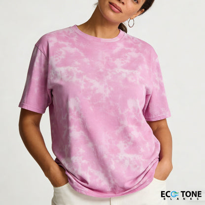 Sky Wash Deep Pink Crew Neck