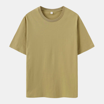 Unisex Solid Beach Crew Neck