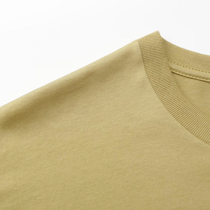 Unisex Solid Beach Crew Neck