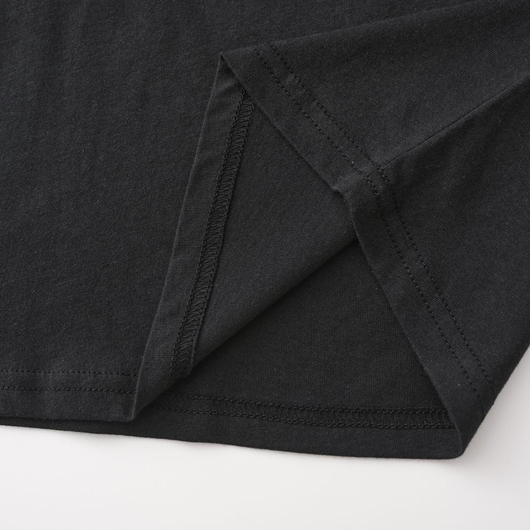 Solid All Black 3-Pack Crew Neck