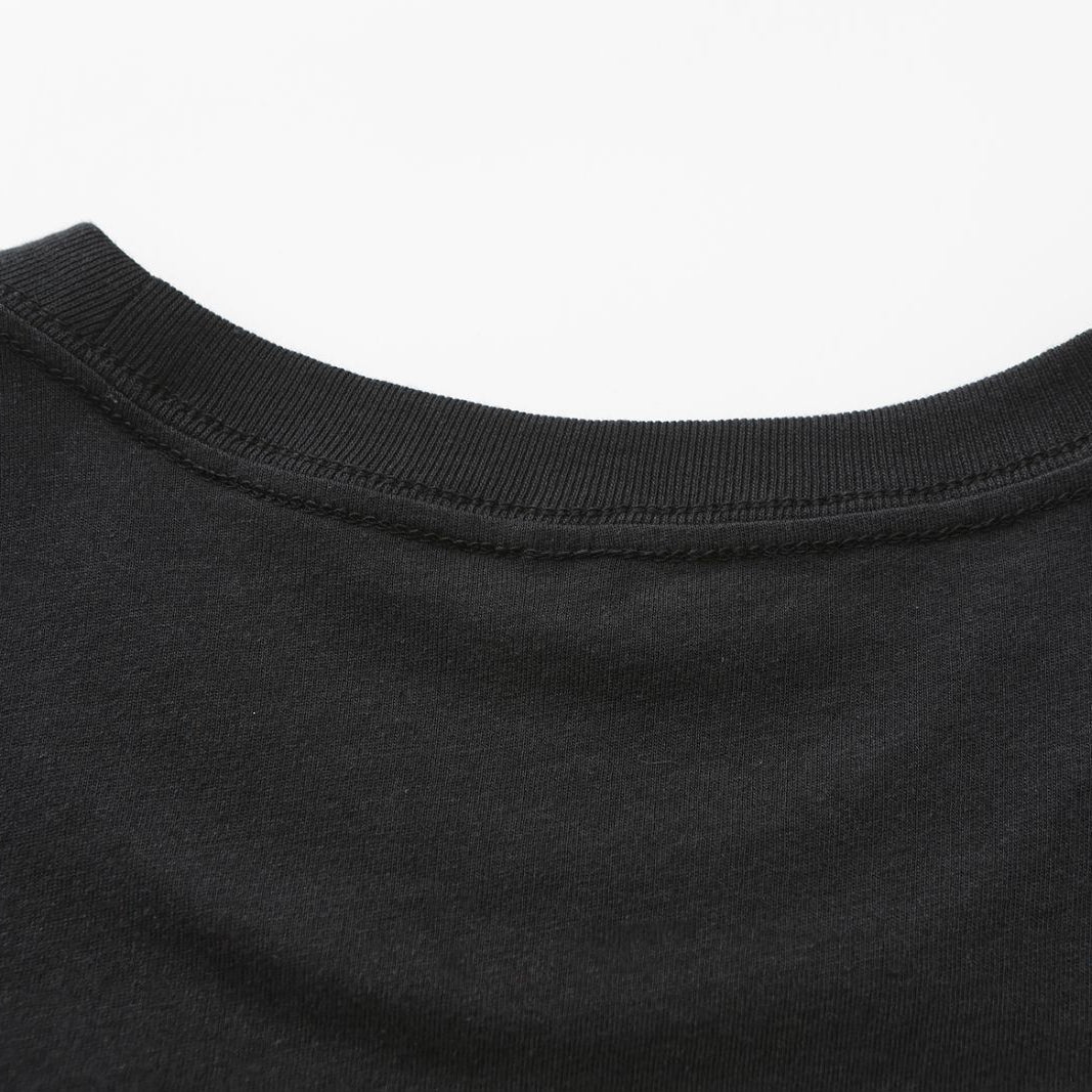 Solid All Black 3-Pack Crew Neck