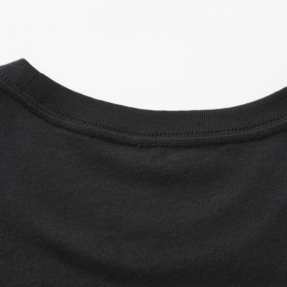 Unisex Solid All Black 10-Pack Crew Neck