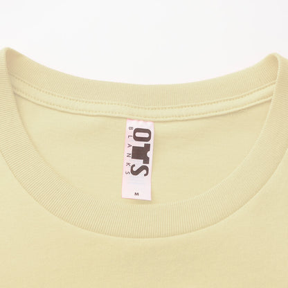 Unisex Solid Chalk Crew Neck