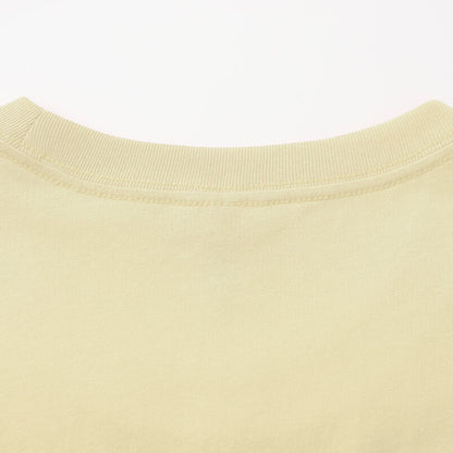 Unisex Solid Chalk Crew Neck