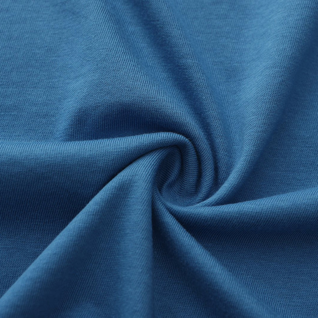 XS-3XL Unisex Solid 6-Pack Crew Neck（Black/Spruce Green/Dark Pool/Stone Blue/Soft Violet/Keywest）