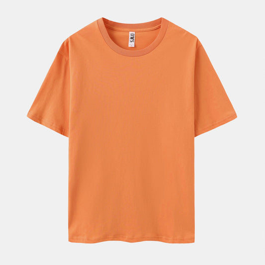 Solid Desert Orange Crew Neck