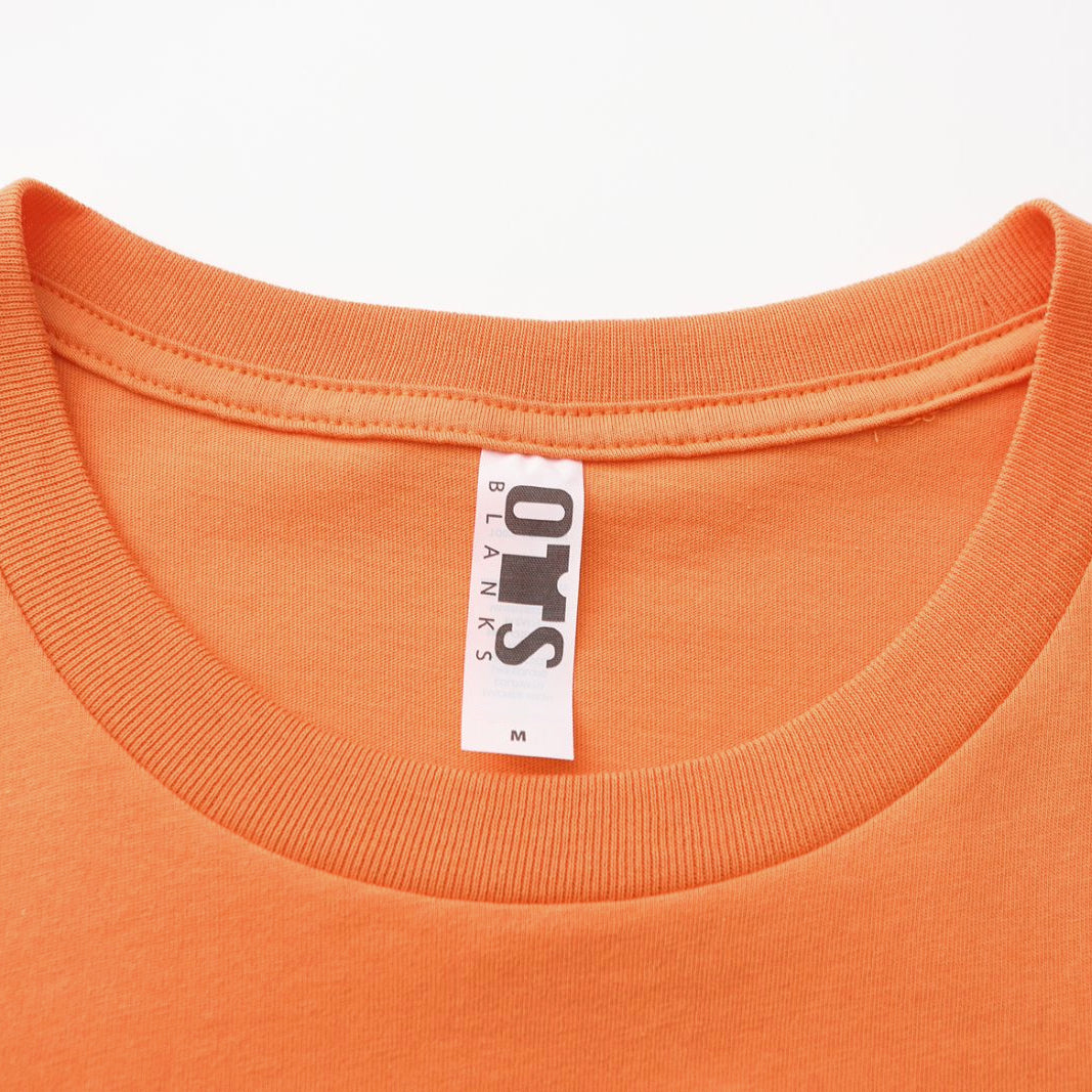 Solid Desert Orange Crew Neck