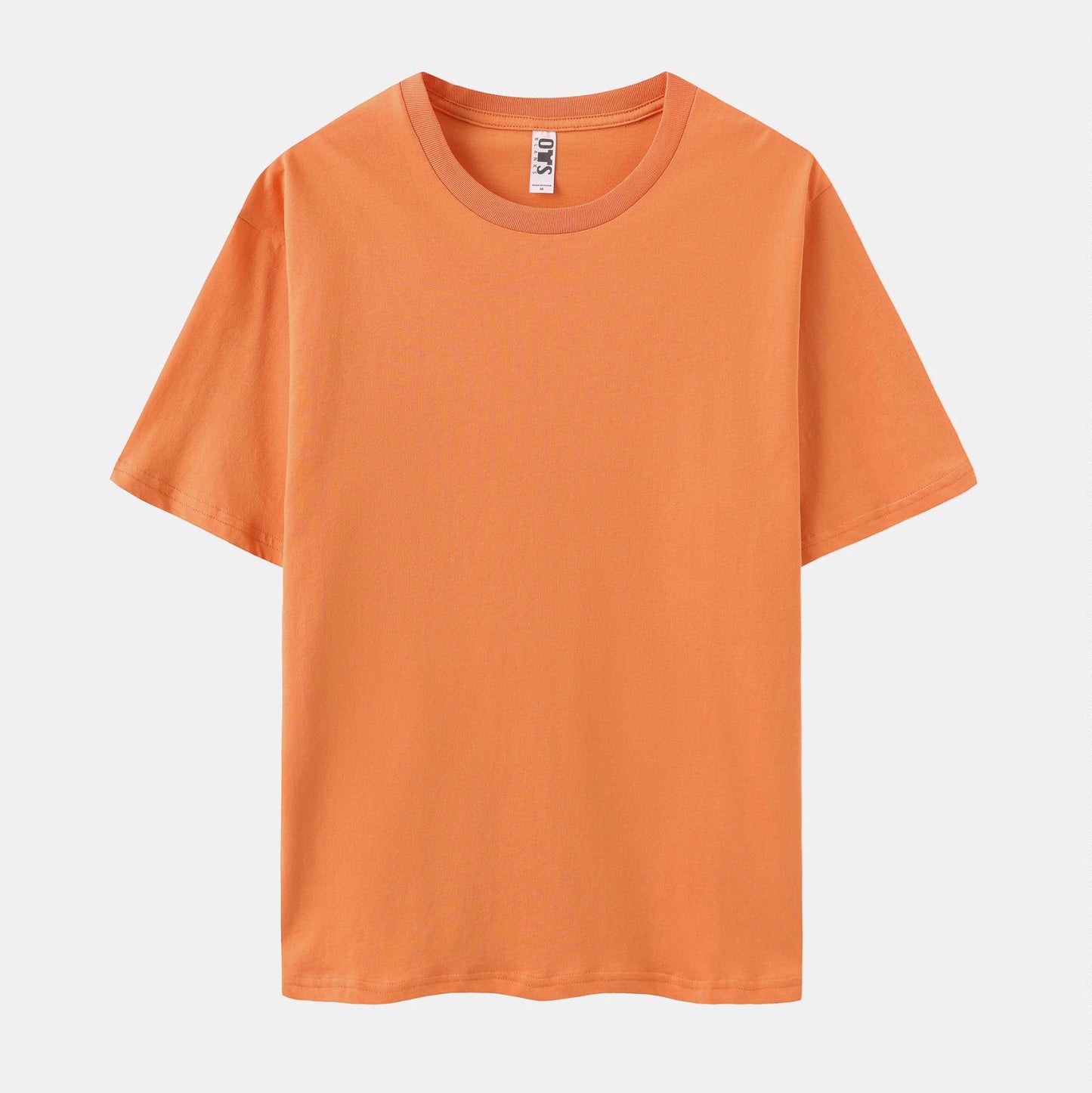 Unisex Solid 6-Pack Crew Neck（Turquoise/Desert Orange/White/Keywest/Soft Violet/Cupid）