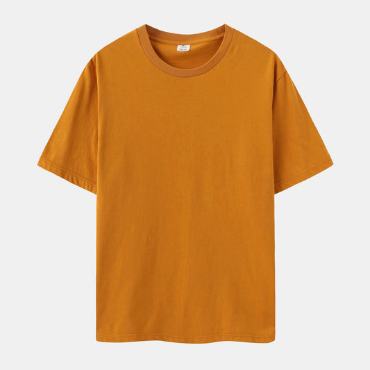 Unisex Solid 6-Pack Crew Neck（Soft Violet/Turquoise/Dark Pool/Faded Peach/Sage Leaf/Gold Amber)