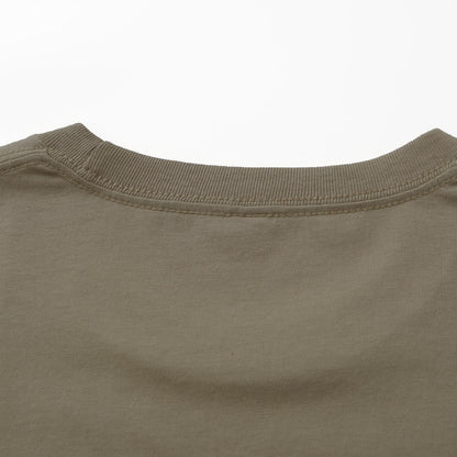 Unisex Solid Iron Crew Neck