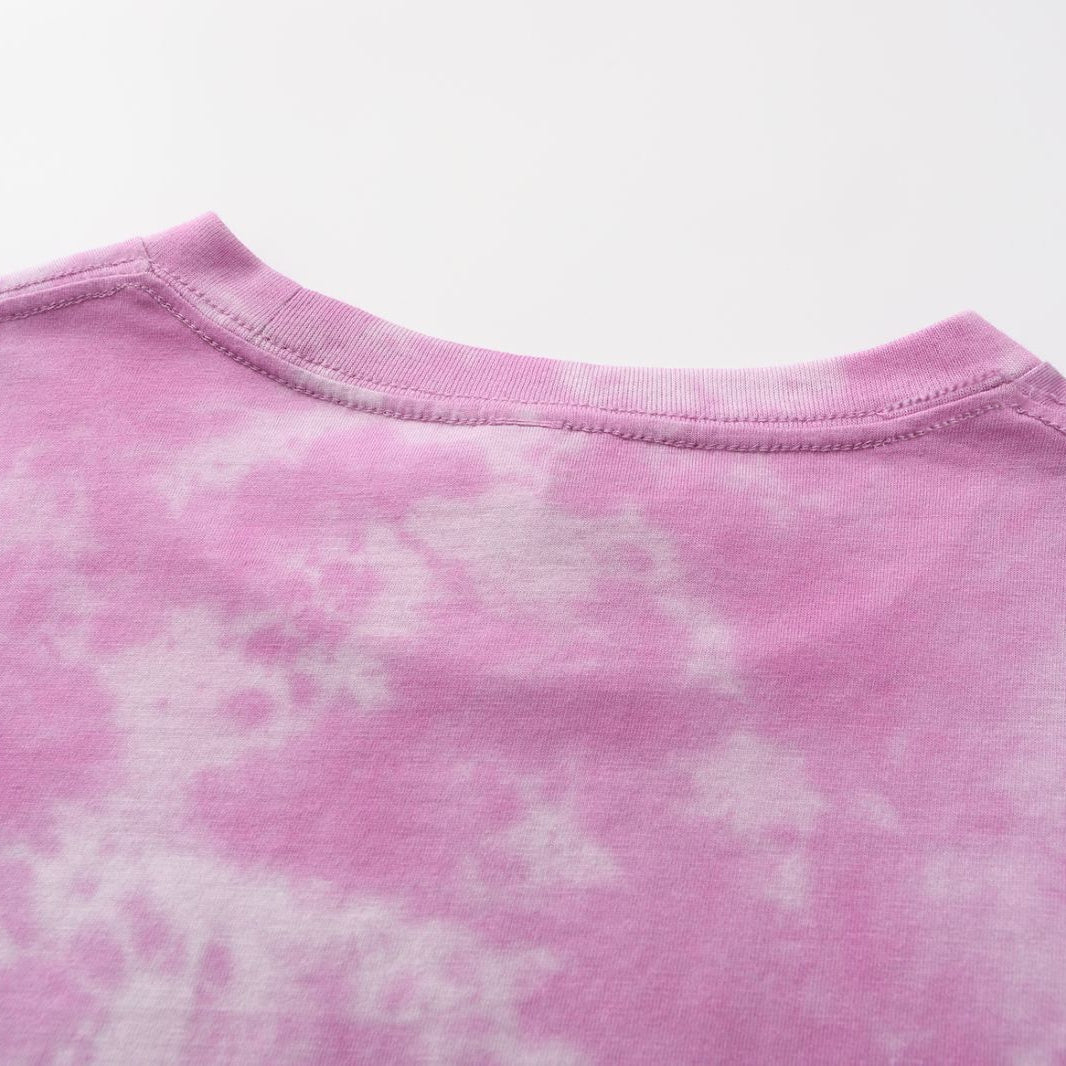 Sky Wash Deep Pink Crew Neck