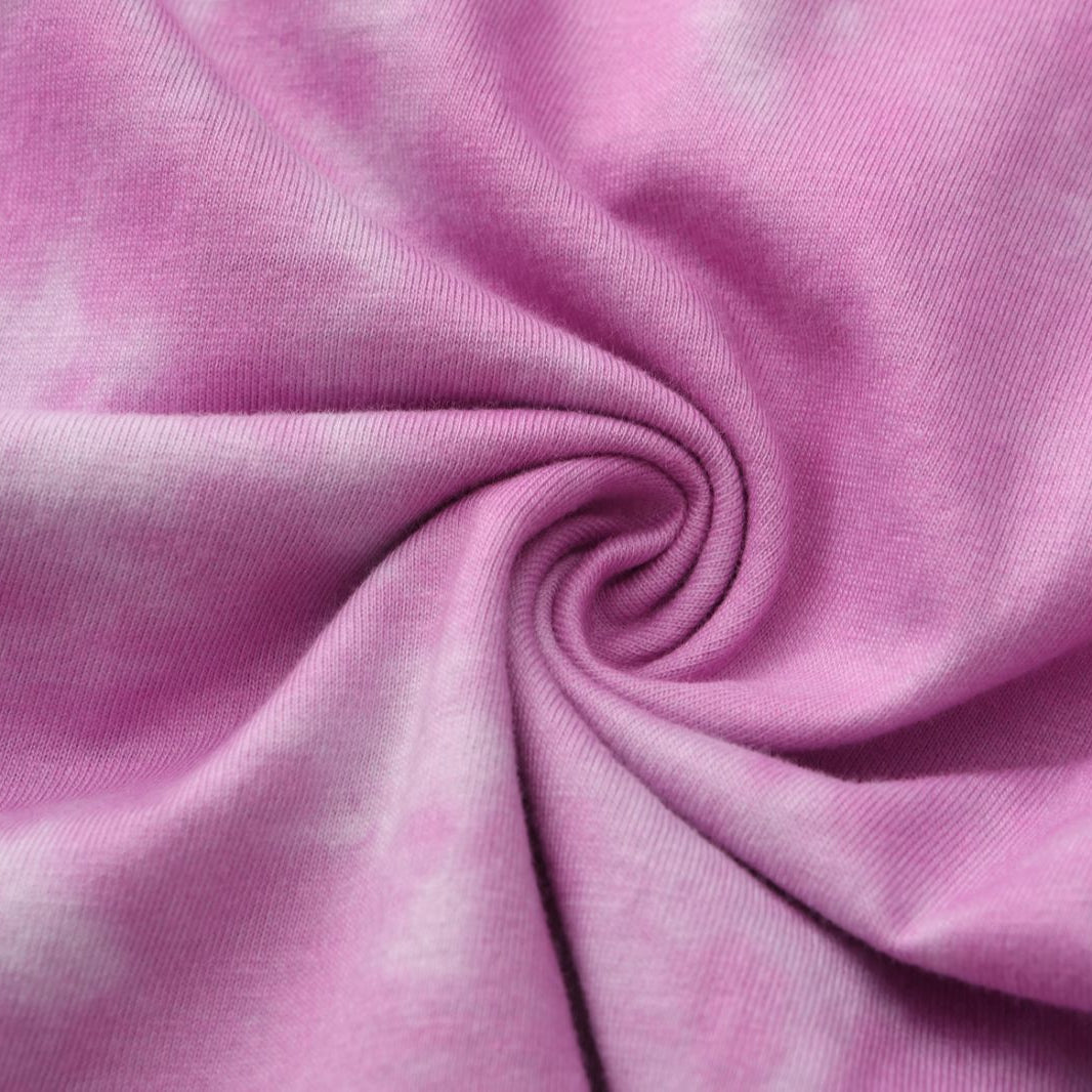 Sky Wash Deep Pink Crew Neck