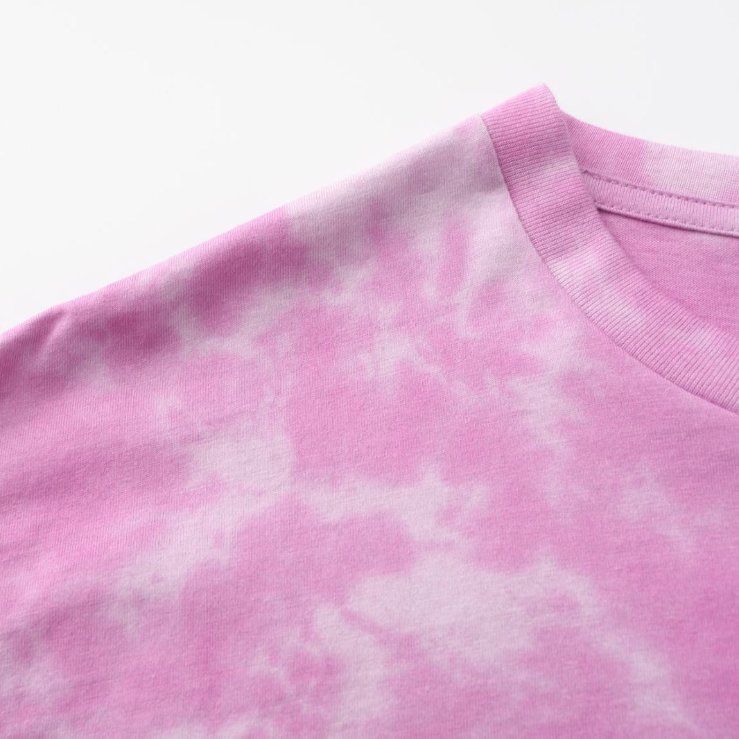 Sky Wash Deep Pink Crew Neck
