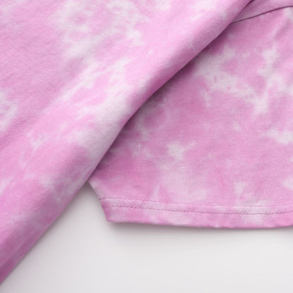 Sky Wash Deep Pink Crew Neck